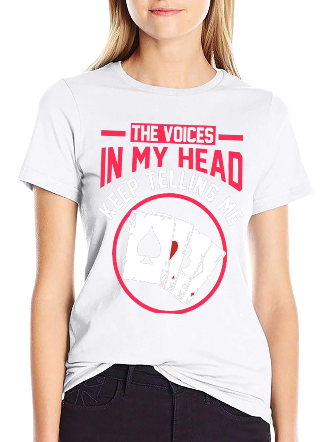 Voices in My Head Poker T-Shirt