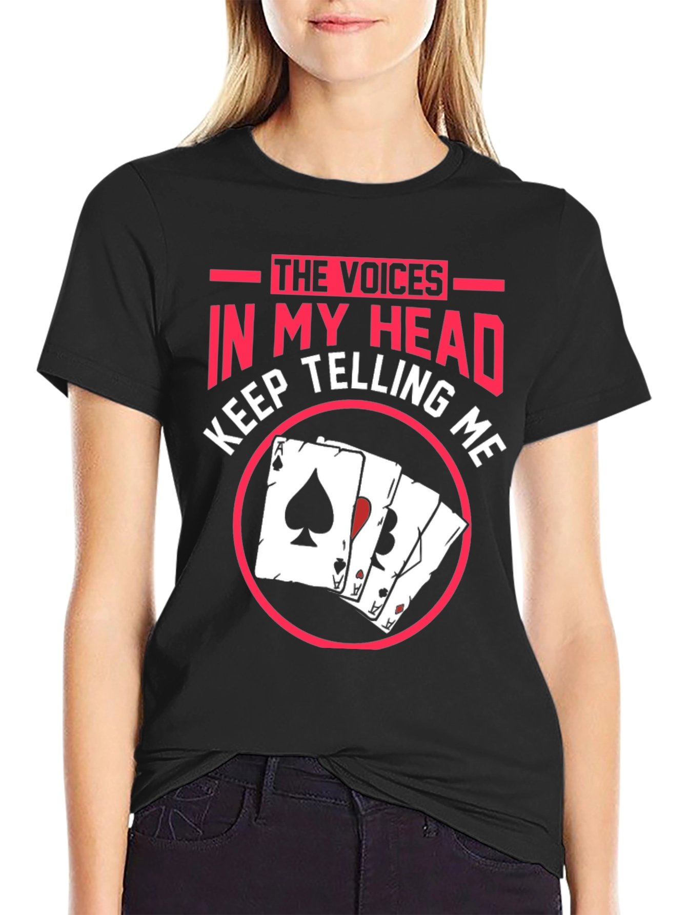 Voices in My Head Poker T-Shirt