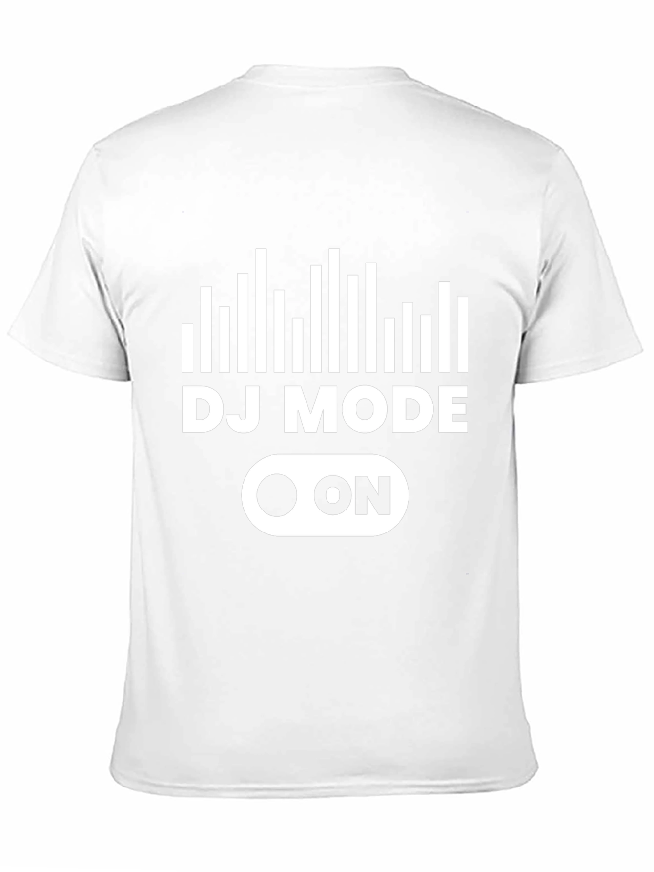 DJ Mode On Black Graphic Tee