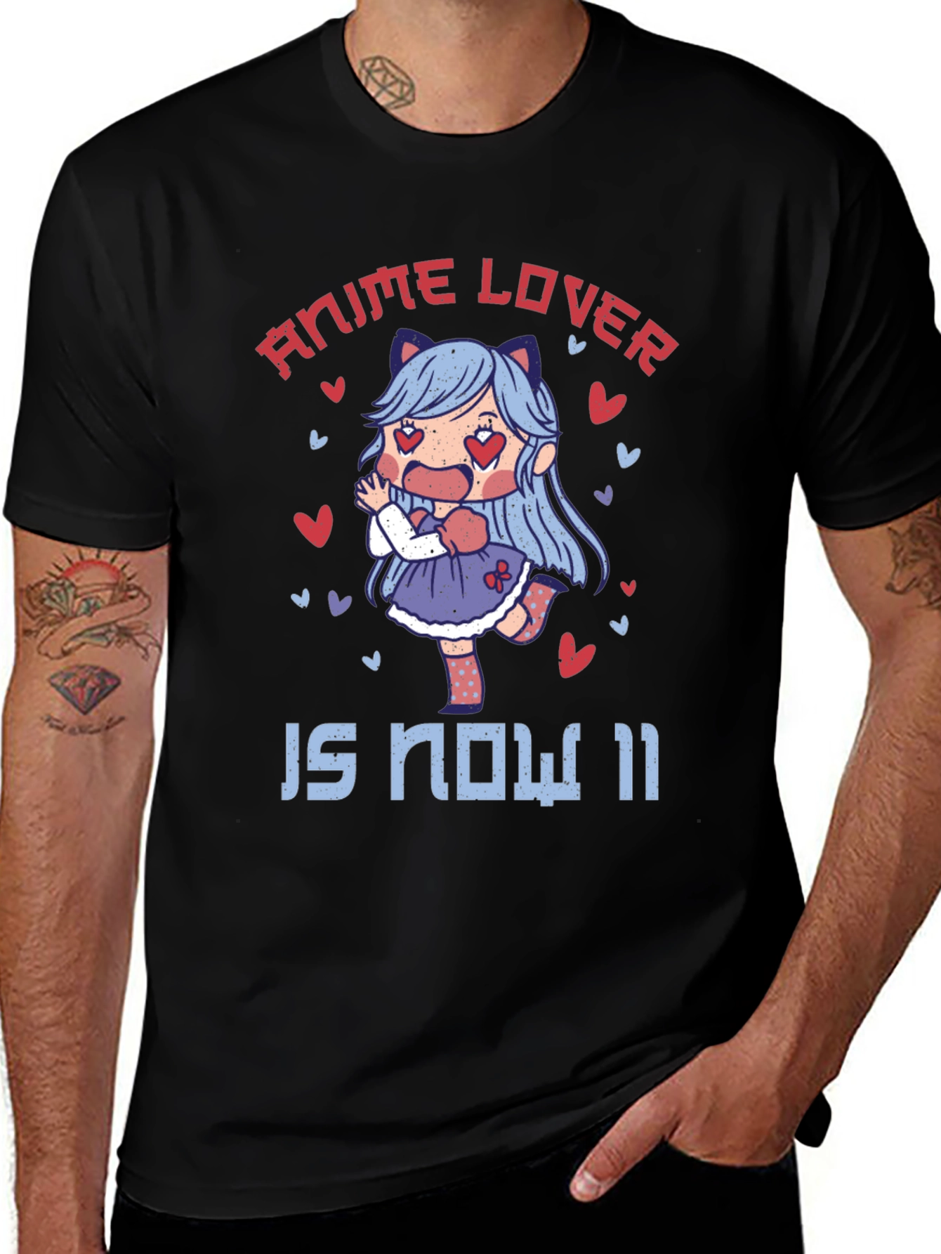 Anime Lover Birthday T-Shirt - Now 11!