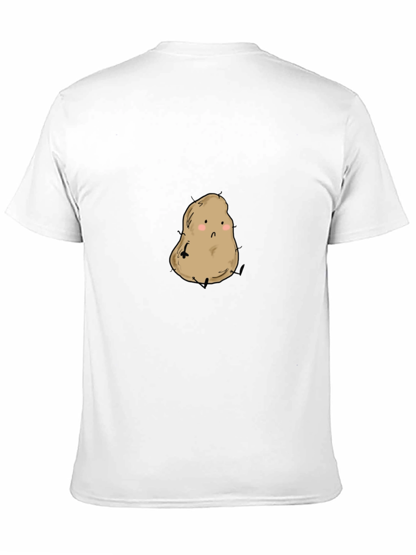 Cute Potato Graphic Tee - Unisex Black Shirt
