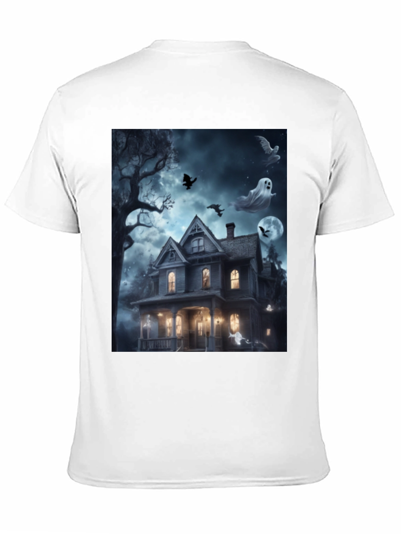 Spooky Haunted House Halloween T-Shirt