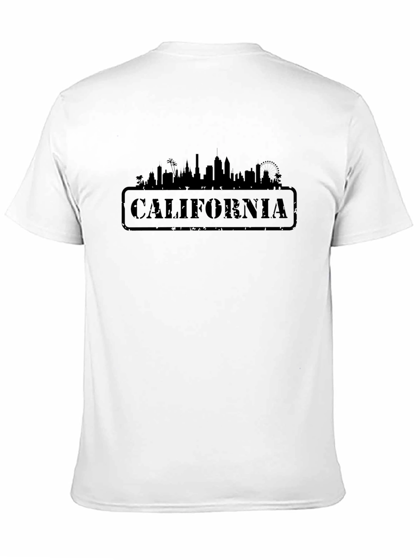 California Skyline Graphic Tee - Black