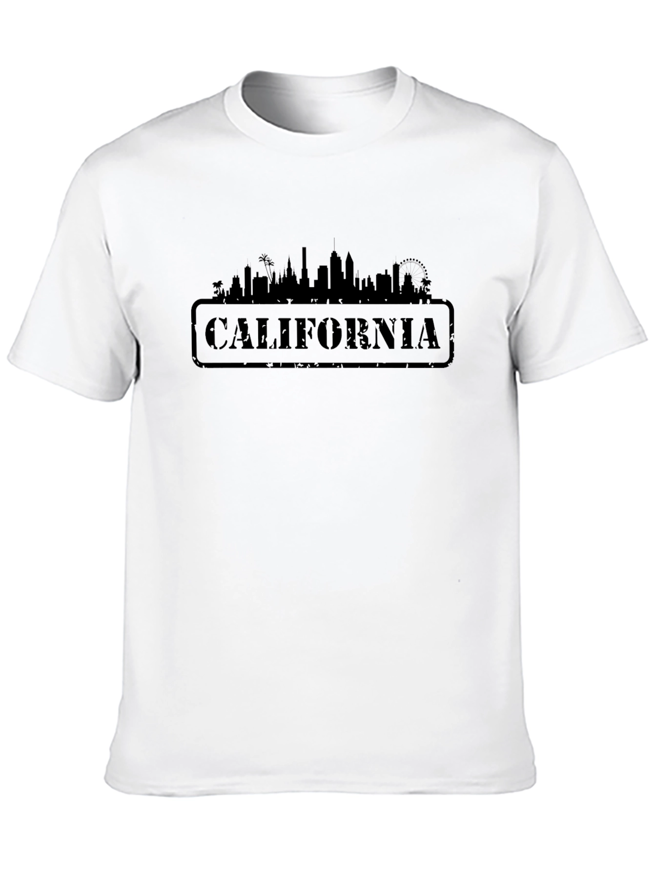 California Skyline Graphic Tee - Black