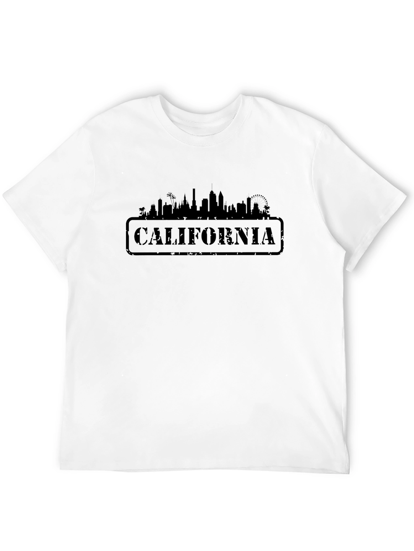 California Skyline Graphic Tee - Black
