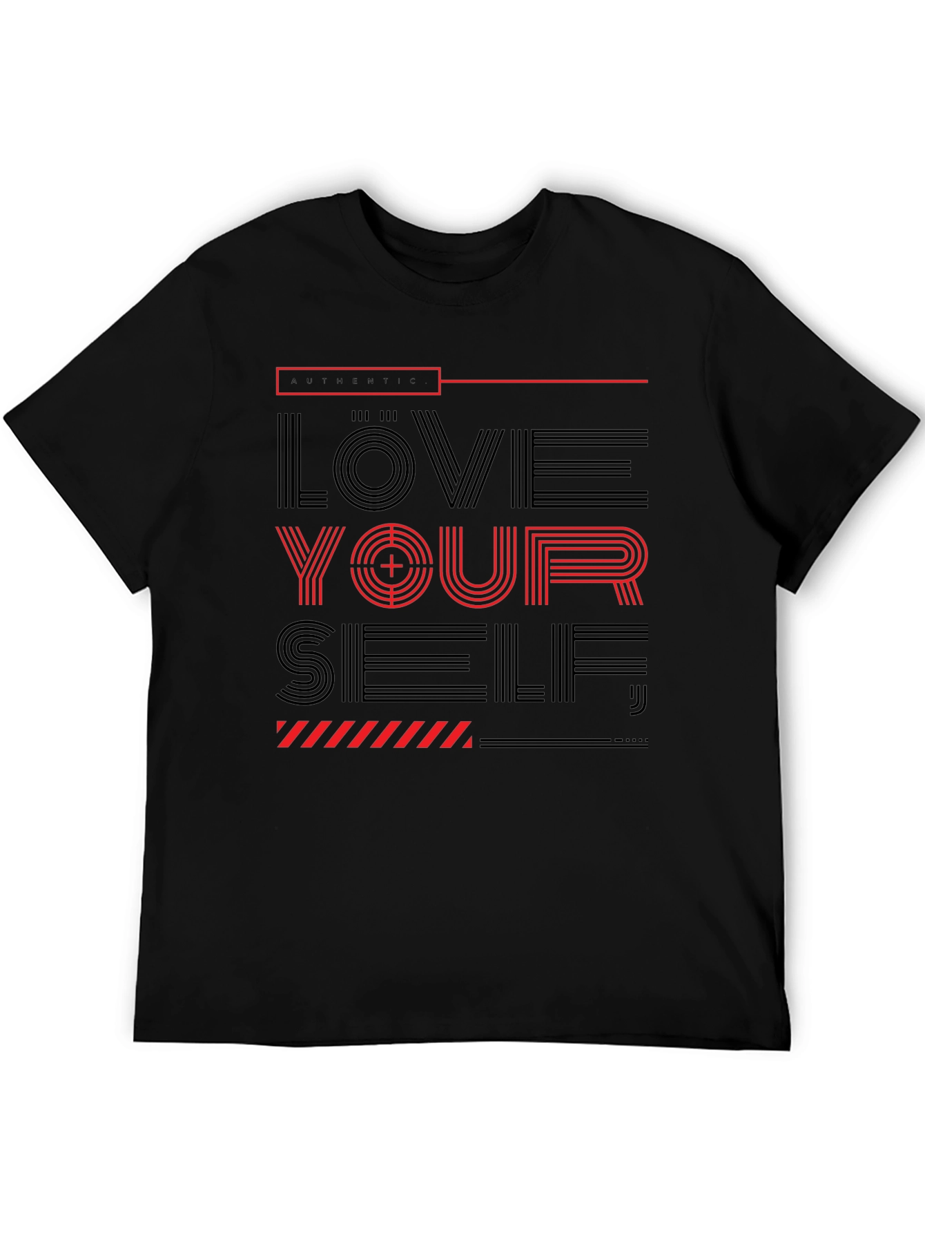 Love Yourself Graphic T-Shirt - Black