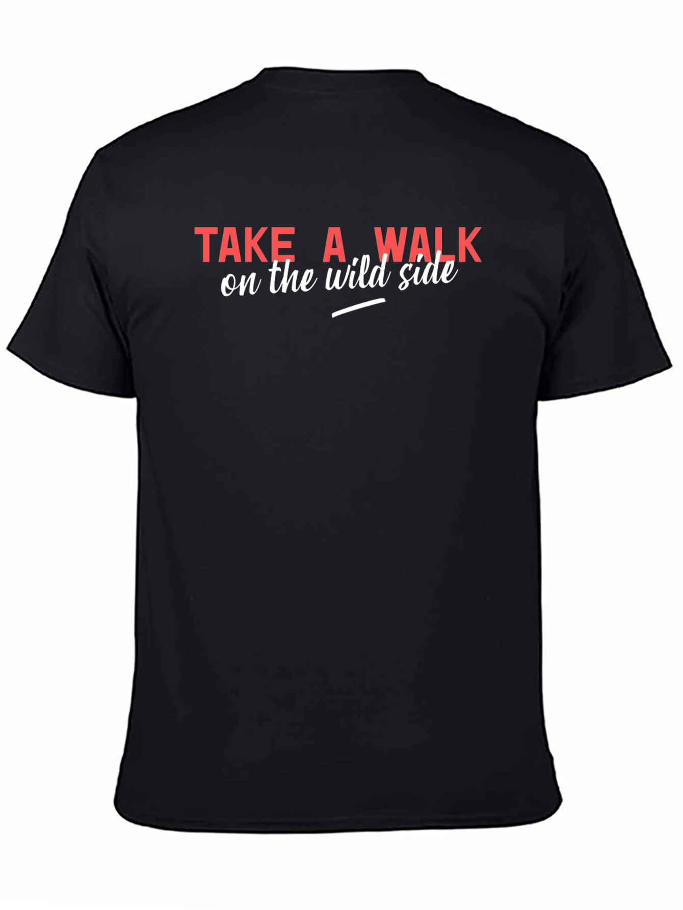 Take A Walk Tee - Wild Side Black T-Shirt