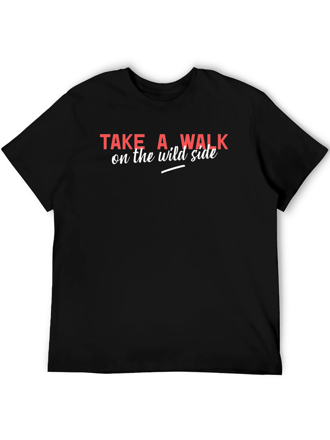 Take A Walk Tee - Wild Side Black T-Shirt