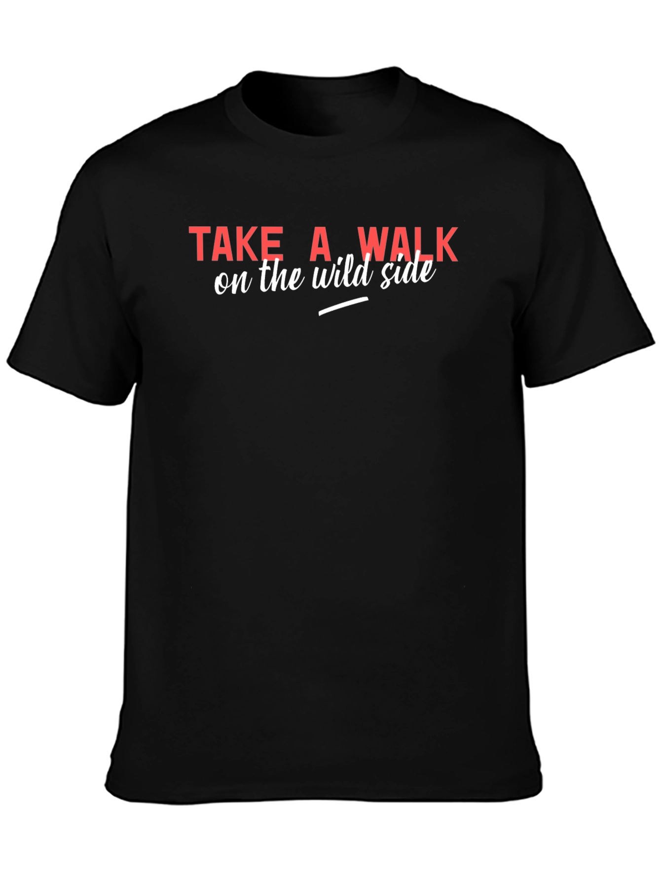 Take A Walk Tee - Wild Side Black T-Shirt