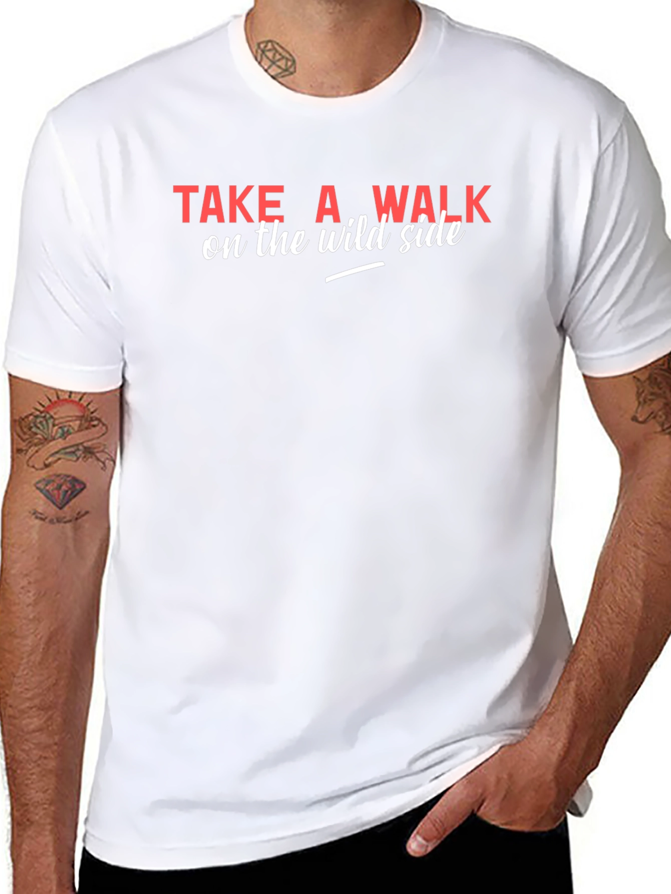 Take A Walk Tee - Wild Side Black T-Shirt