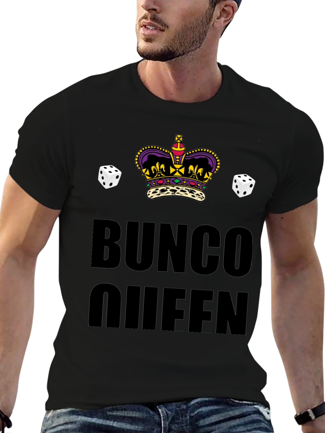Bunco Queen Crown Dice T-Shirt