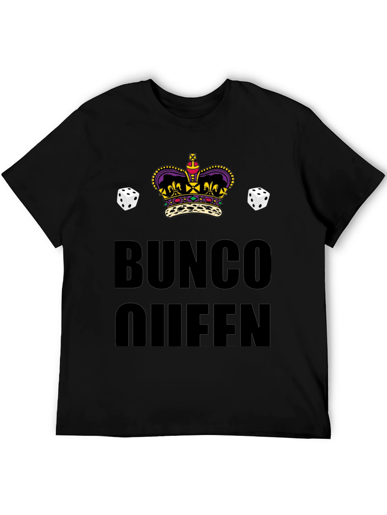 Bunco Queen Crown Dice T-Shirt