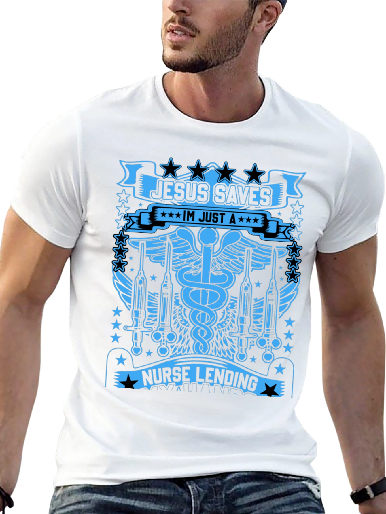 Jesus Saves Nurse T-Shirt