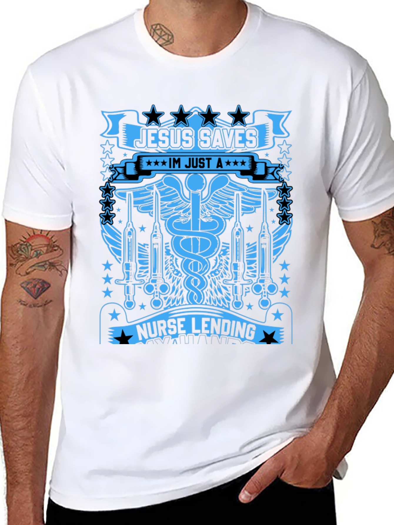 Jesus Saves Nurse T-Shirt