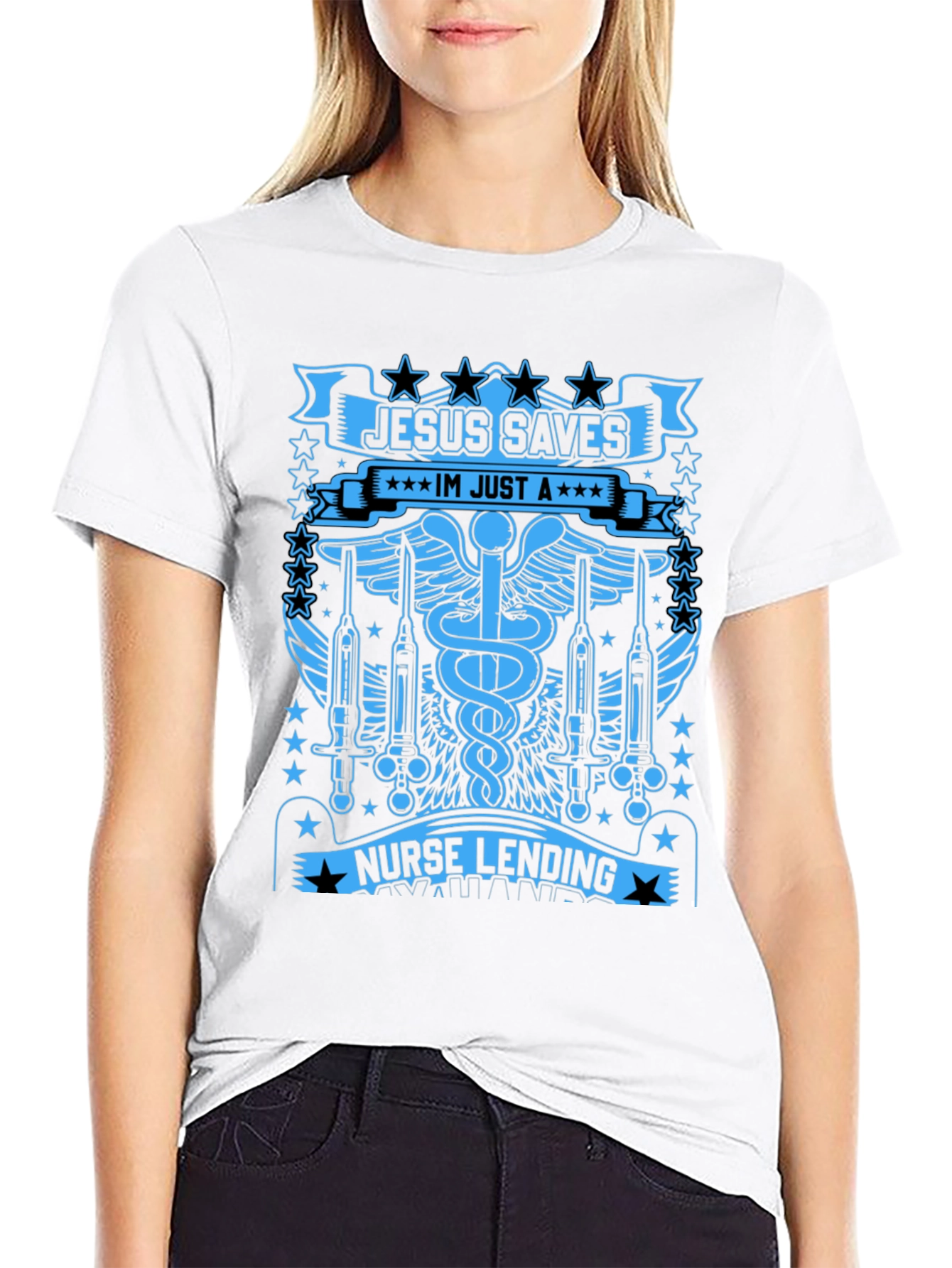 Jesus Saves Nurse T-Shirt