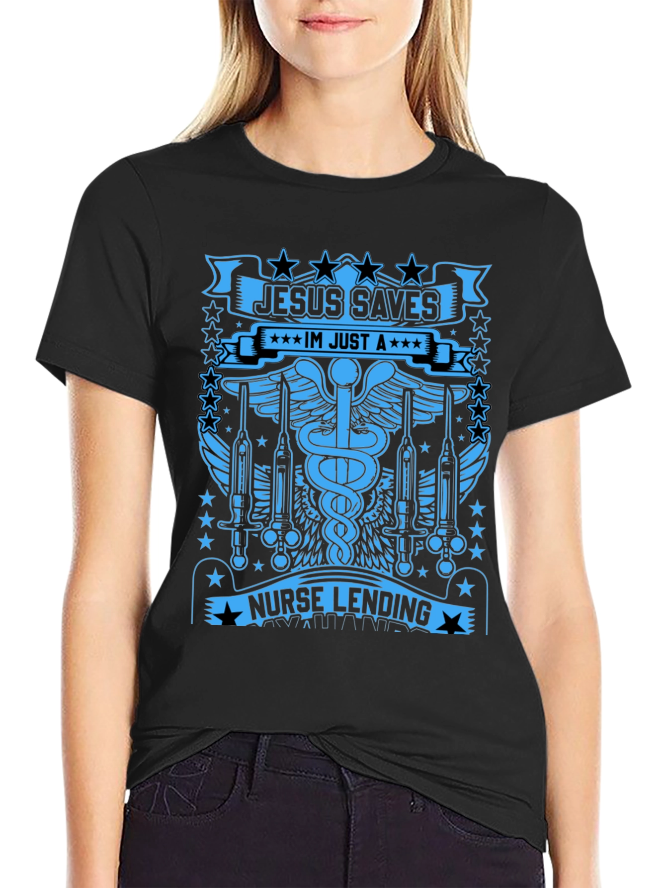 Jesus Saves Nurse T-Shirt