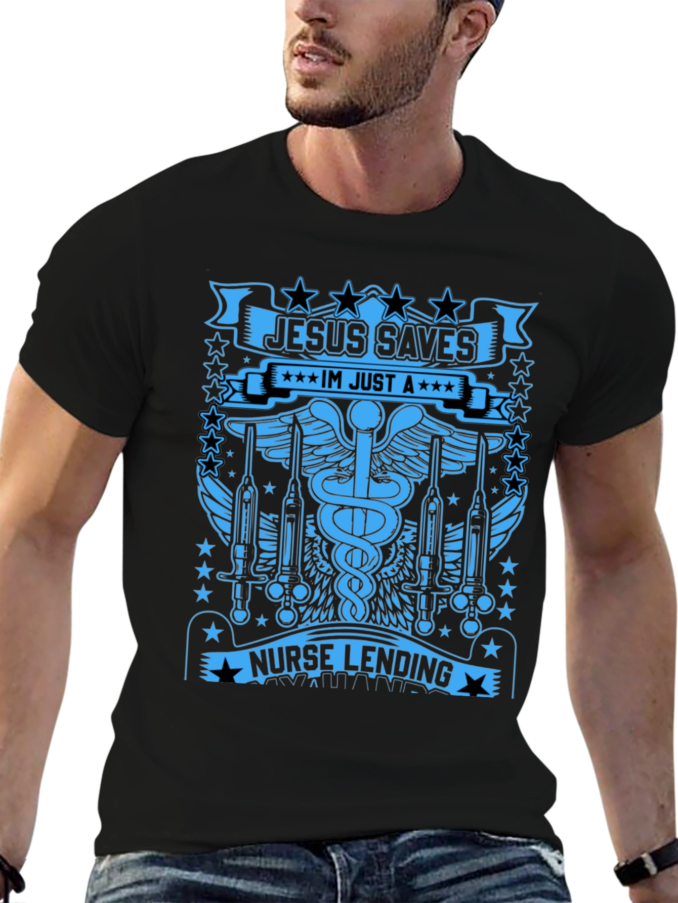 Jesus Saves Nurse T-Shirt