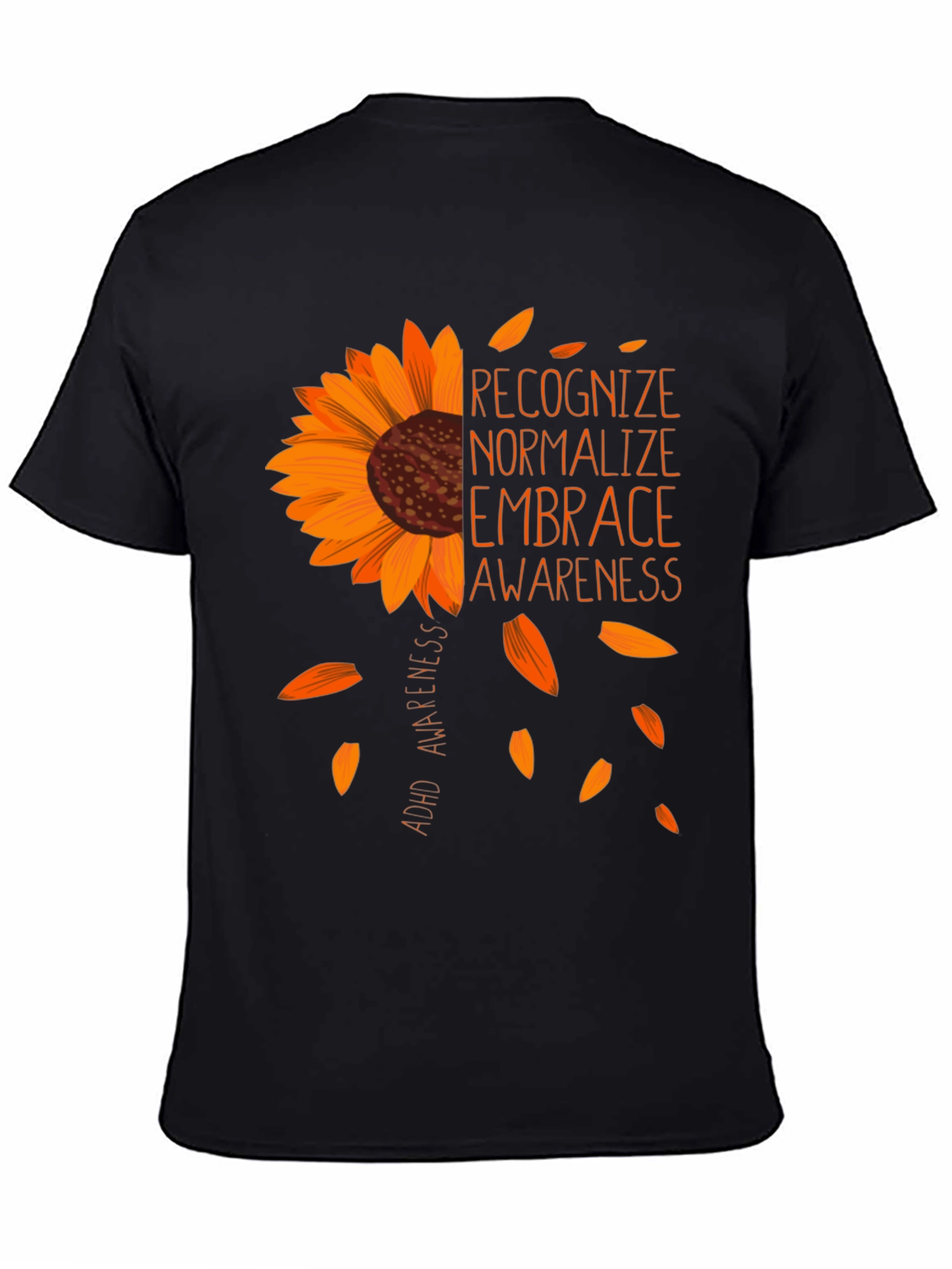 ADHD Awareness Sunflower Graphic Tee