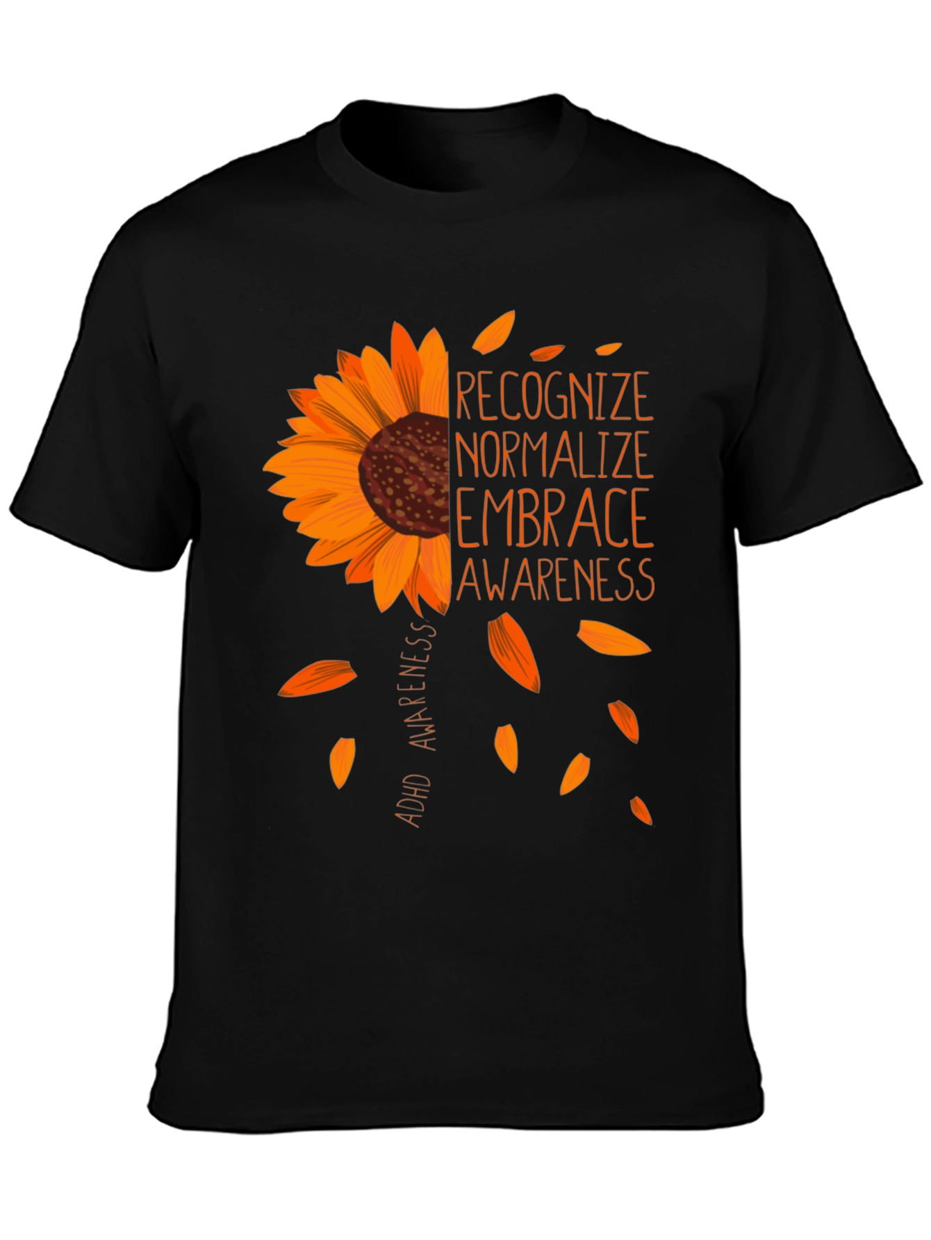 ADHD Awareness Sunflower Graphic Tee