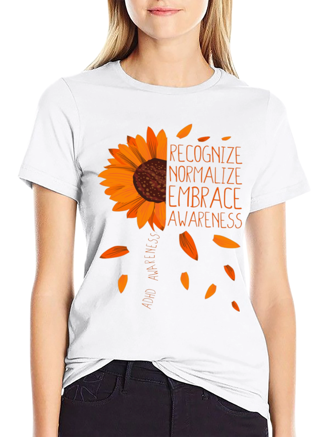 ADHD Awareness Sunflower Graphic Tee