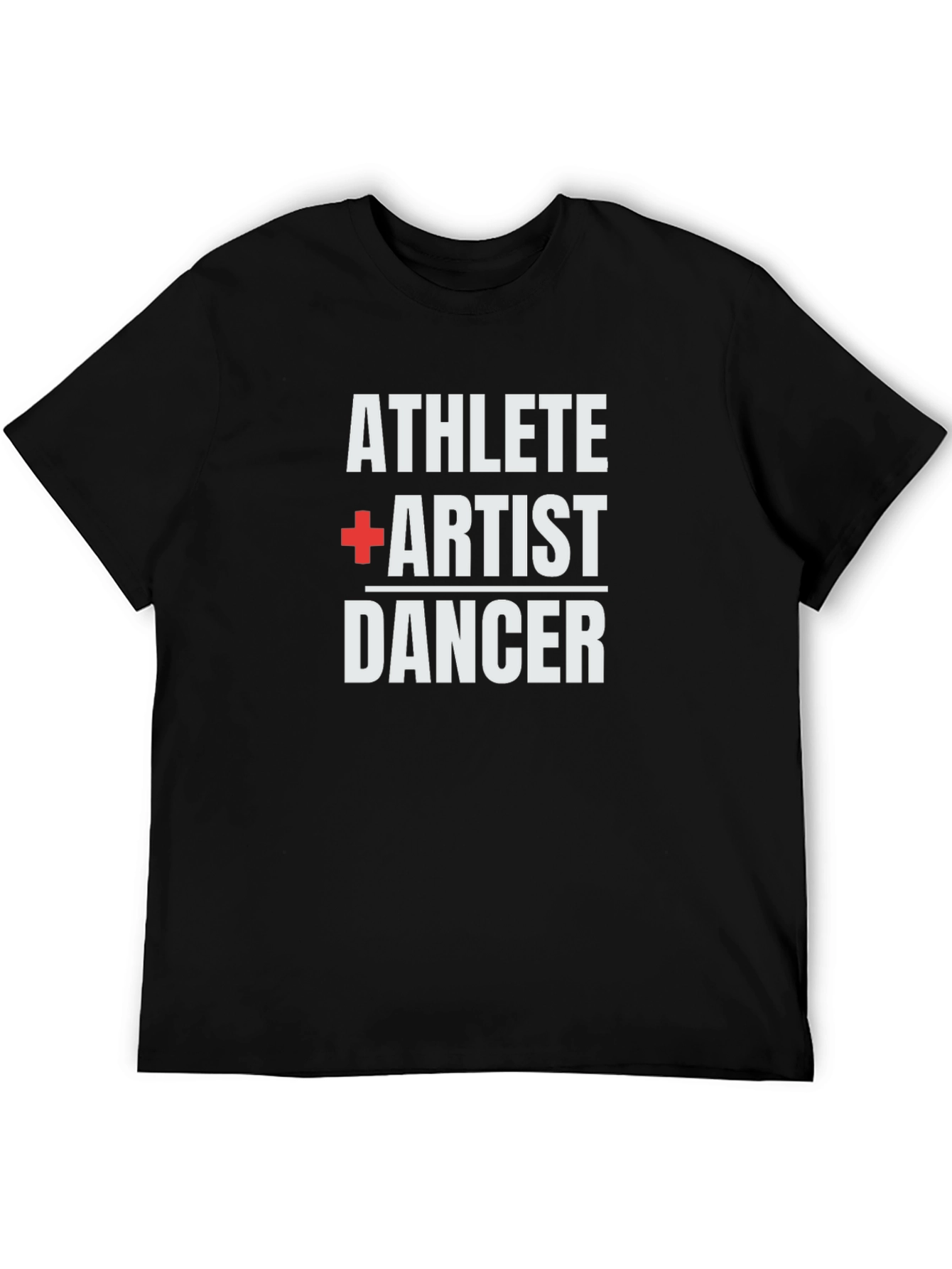 Athlete Artist Dancer Graphic T-Shirt - Black
