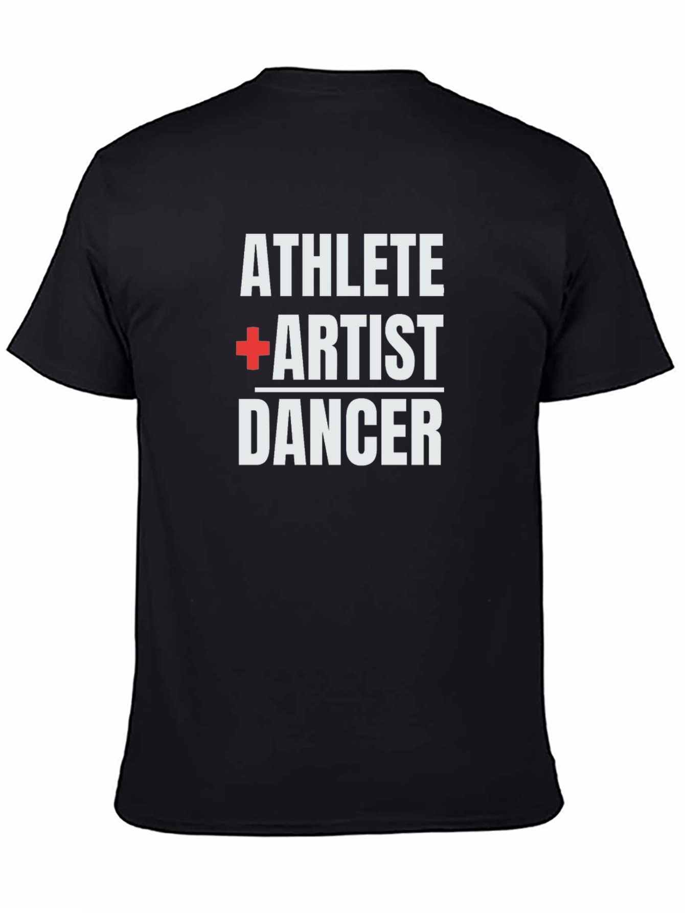 Athlete Artist Dancer Graphic T-Shirt - Black