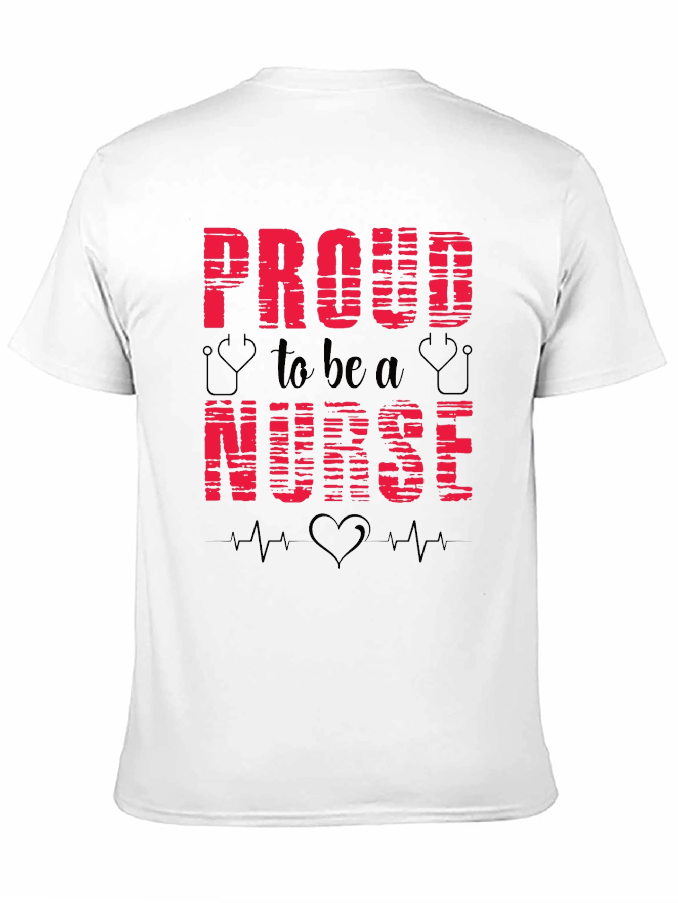 Proud Nurse Black T-Shirt