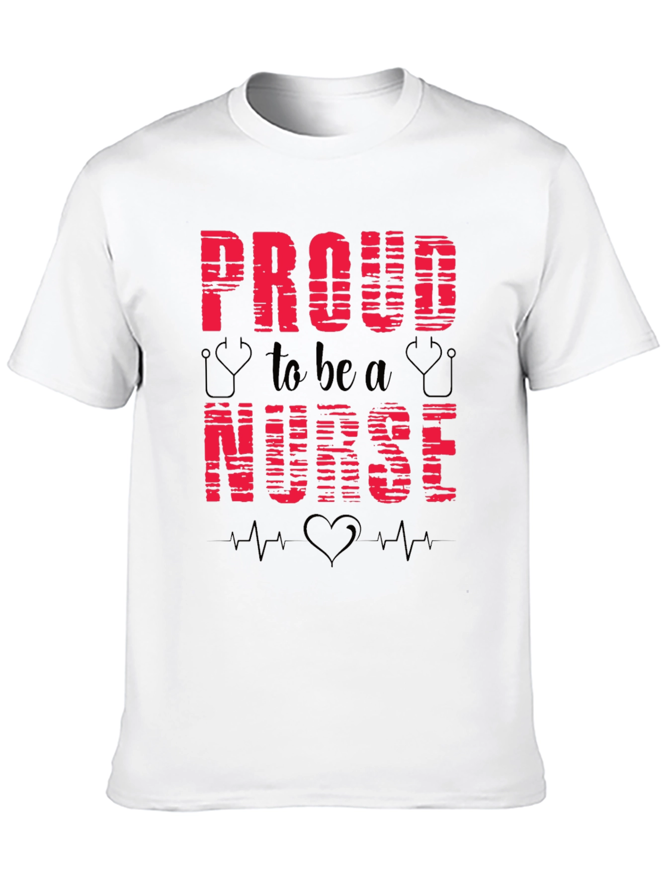 Proud Nurse Black T-Shirt