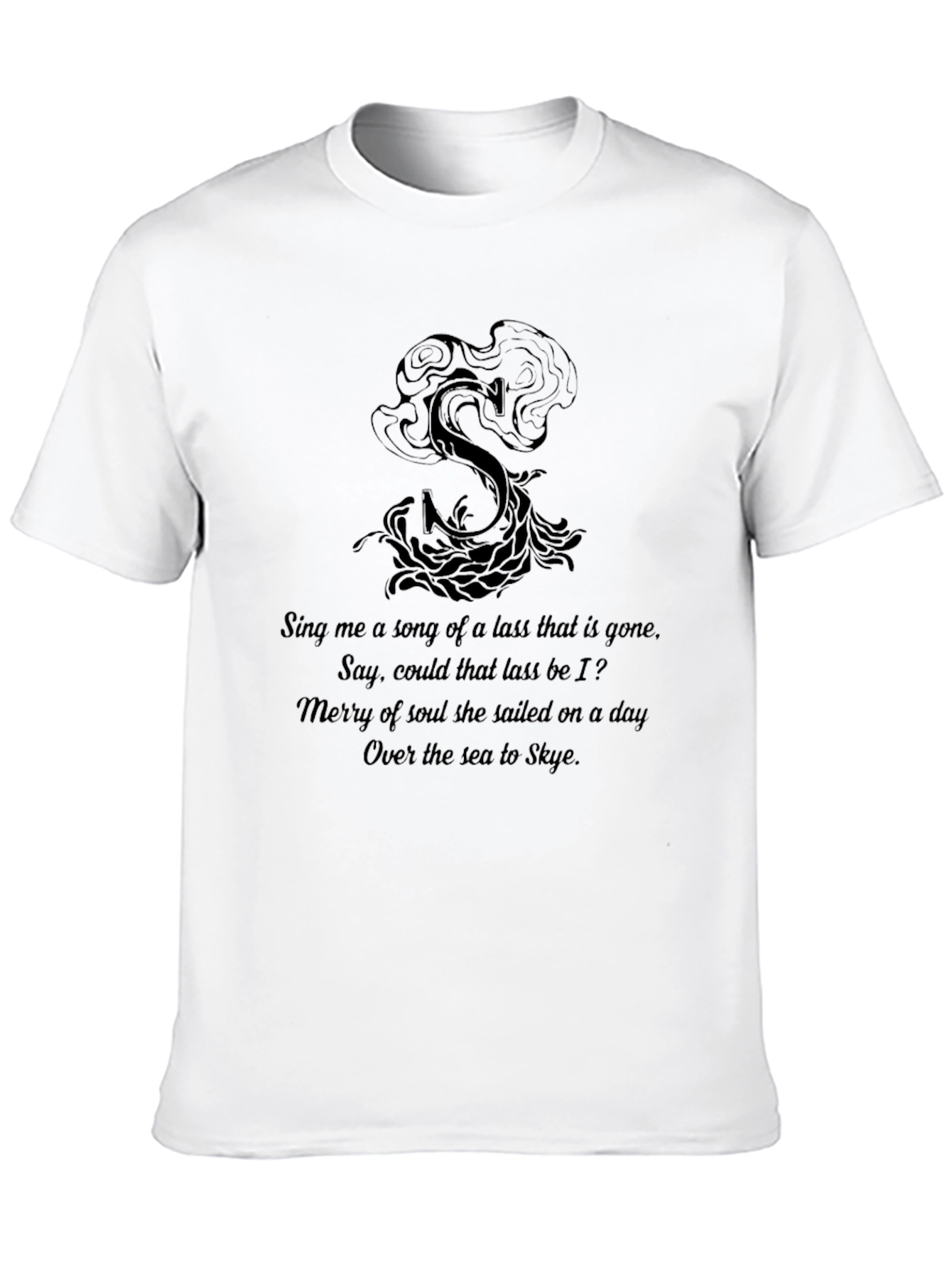 Skye Song T-Shirt - Black Graphic Tee