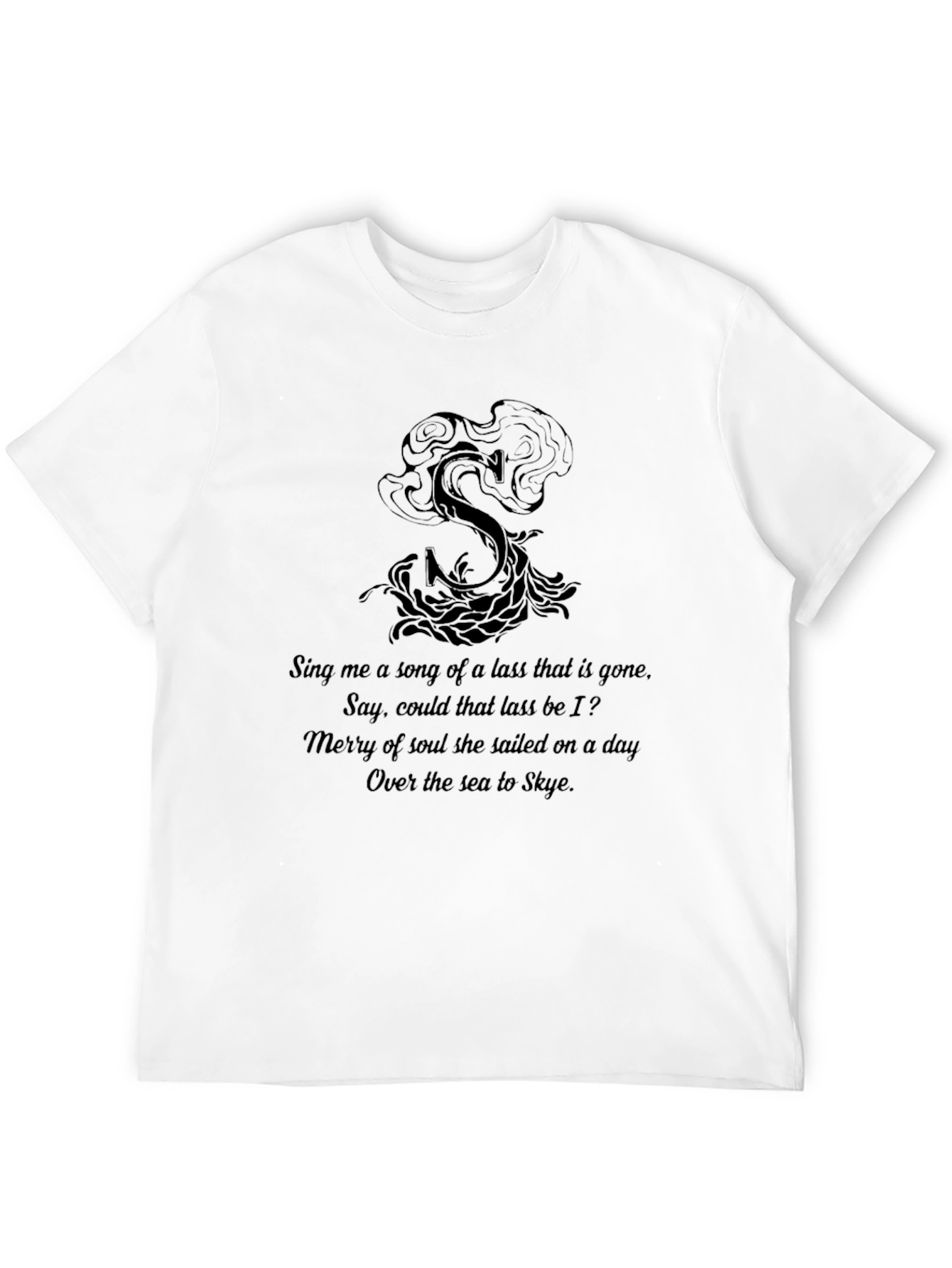 Skye Song T-Shirt - Black Graphic Tee