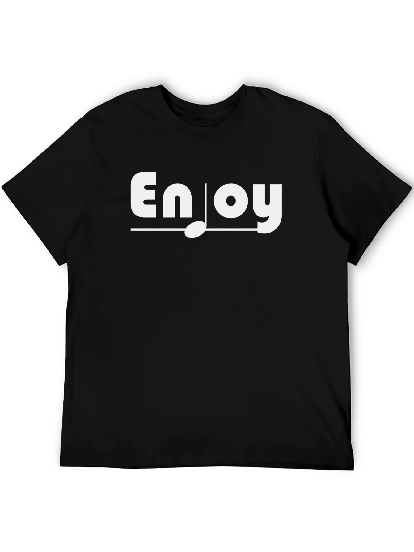 Enjoy Music Black T-Shirt