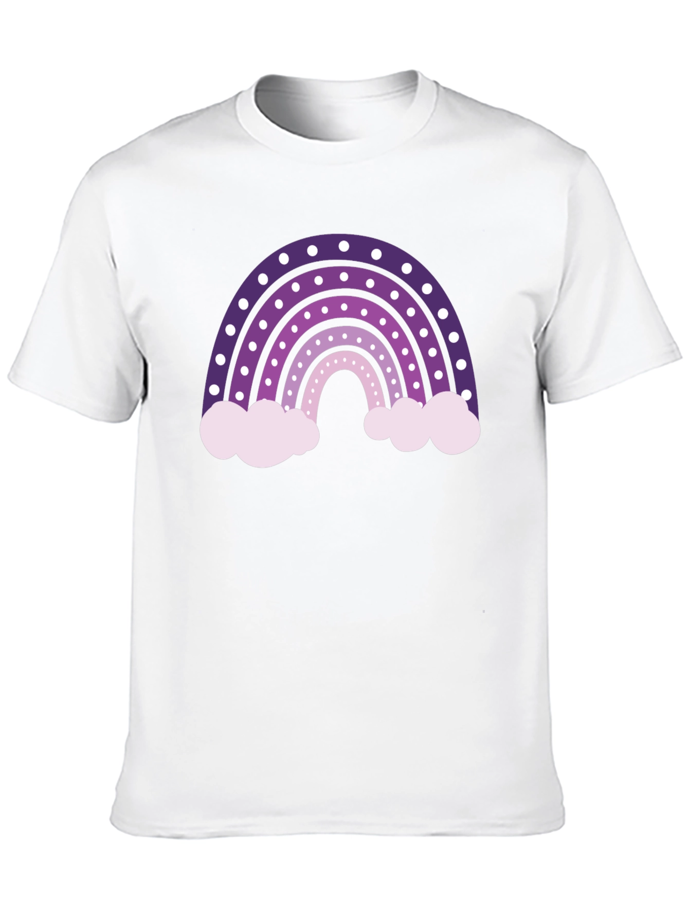 Rainbow Clouds T-Shirt - Black