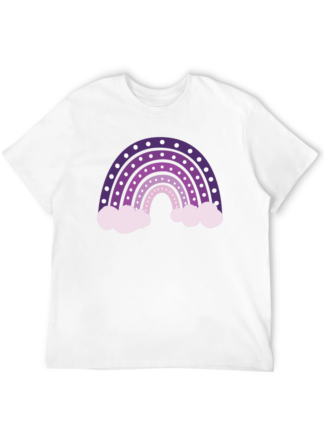 Rainbow Clouds T-Shirt - Black