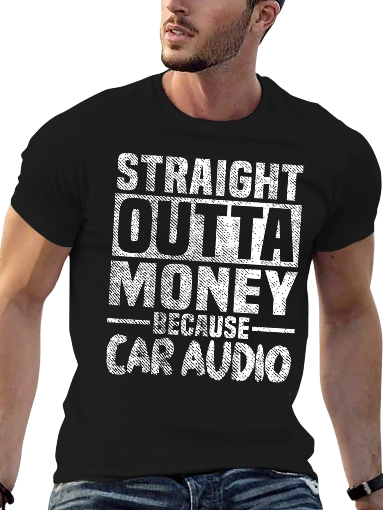 Straight Outta Money Car Audio T-Shirt