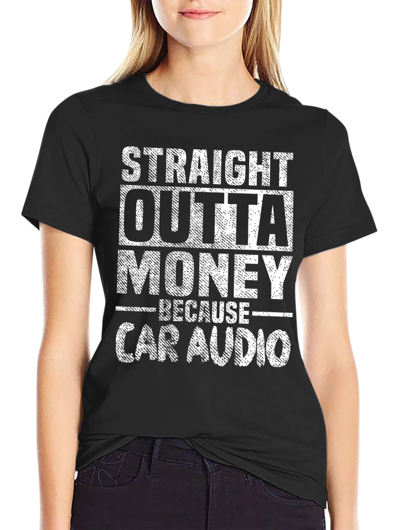 Straight Outta Money Car Audio T-Shirt