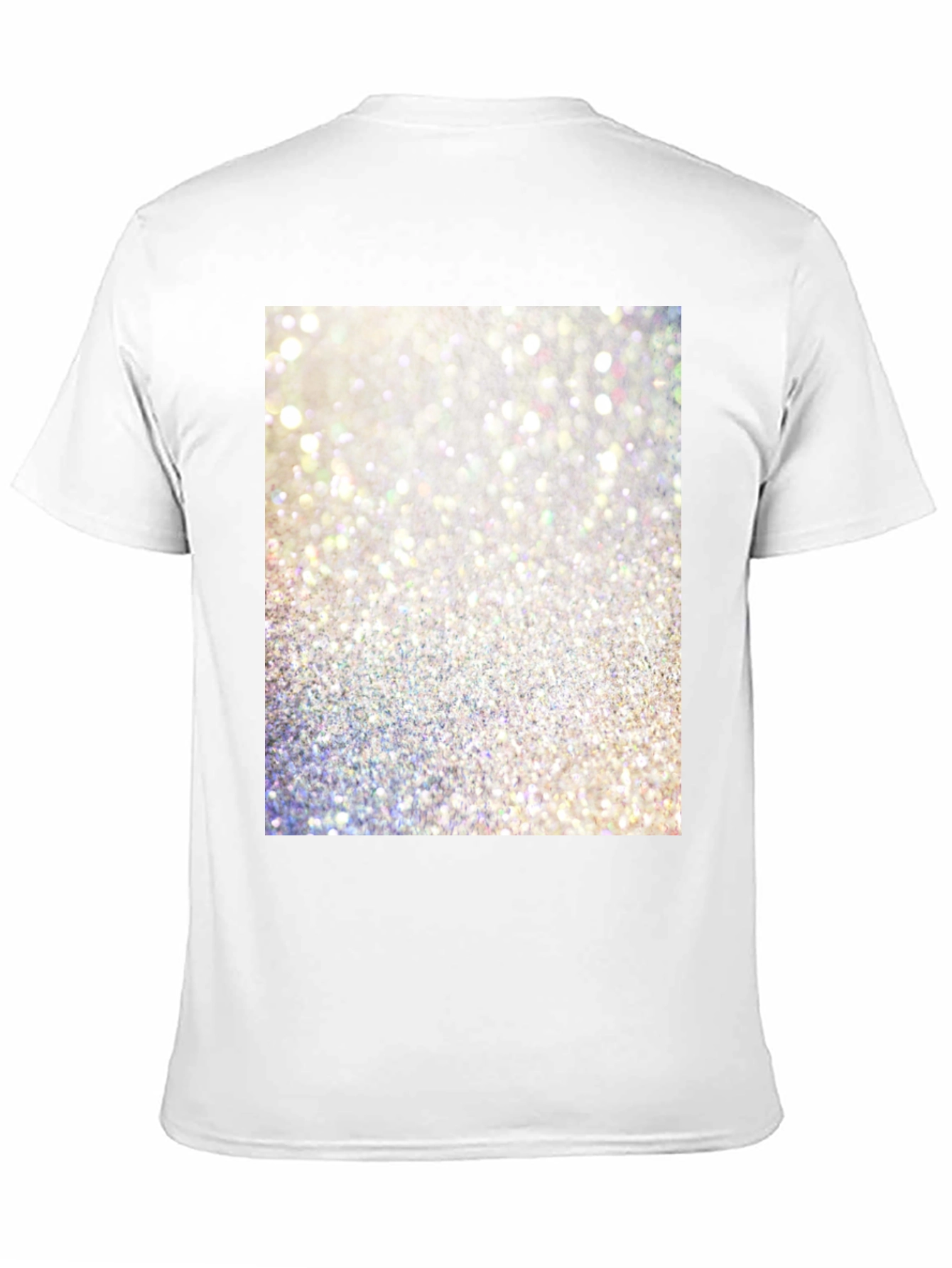 Glitter Graphic Black T-Shirt