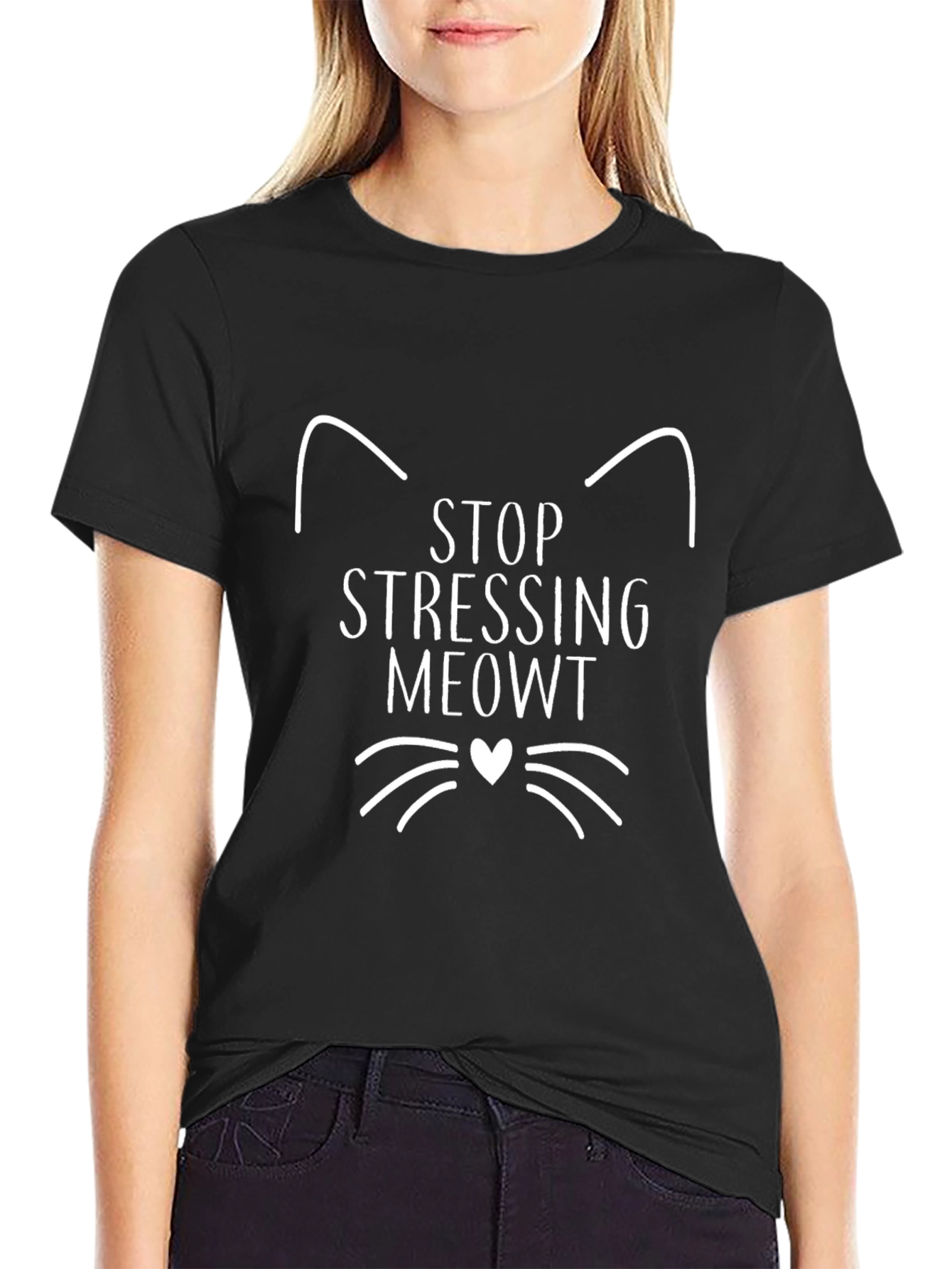 Stop Stressing Meowt Cat Lover Tee