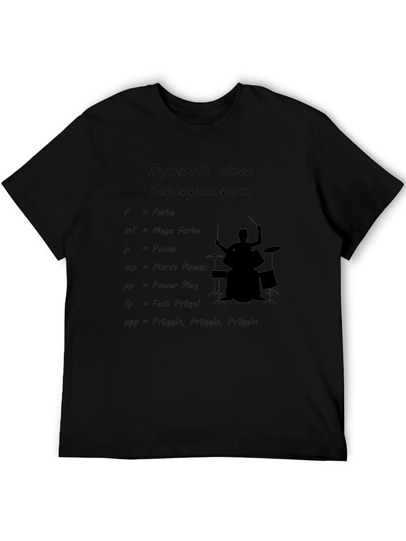 Drummer Dynamics Black T-Shirt