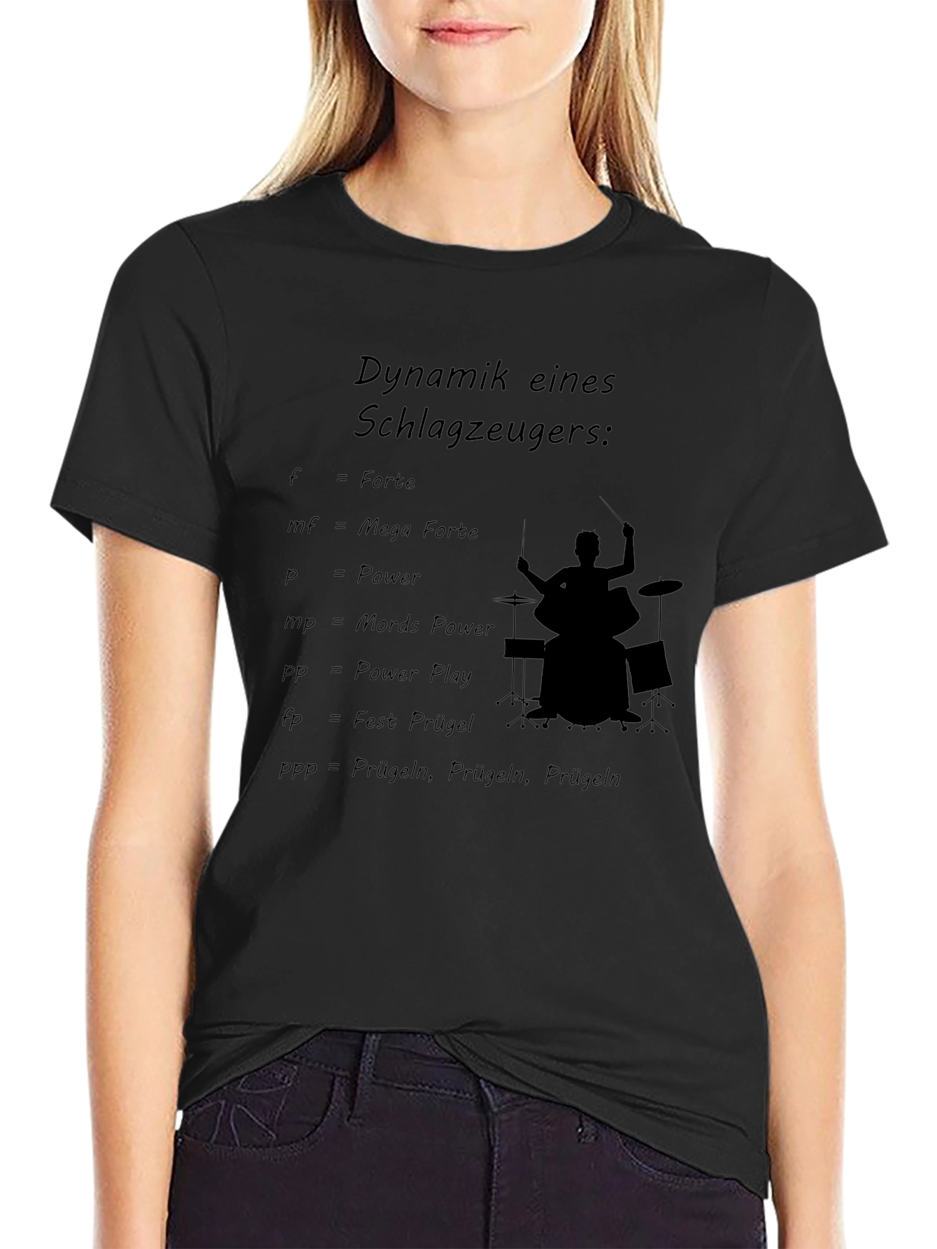 Drummer Dynamics Black T-Shirt