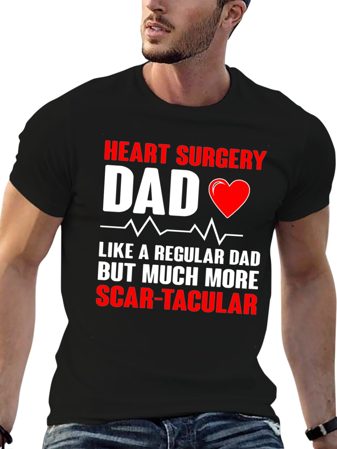 Heart Surgery Dad Graphic Tee
