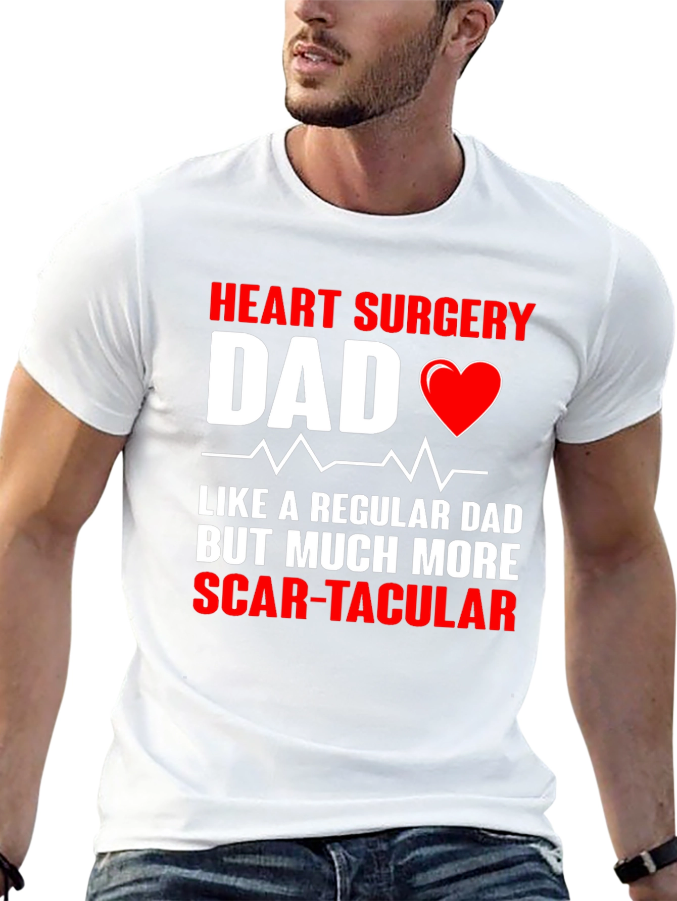 Heart Surgery Dad Graphic Tee