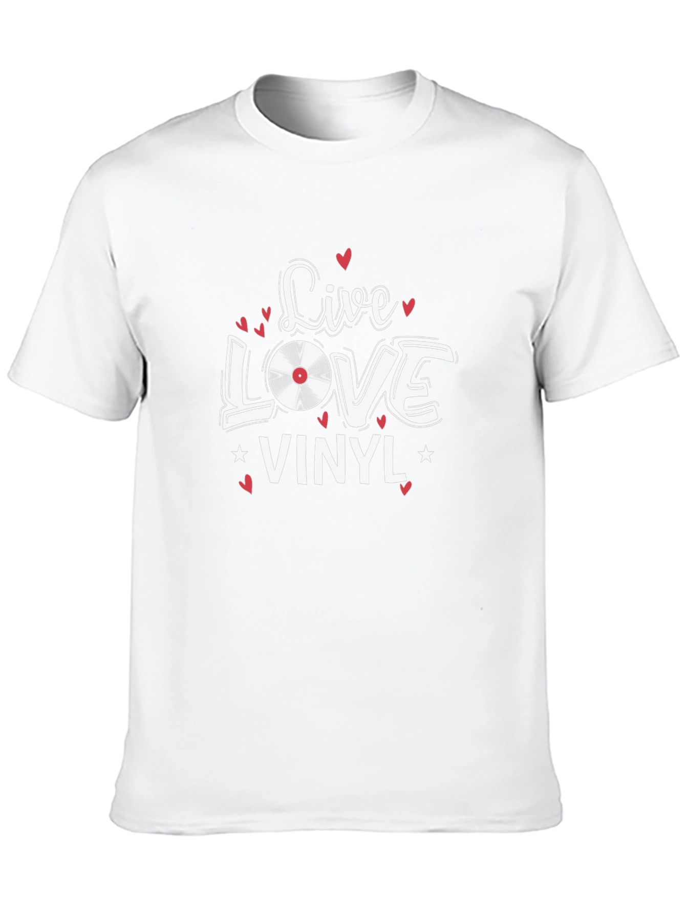 Live Love Vinyl Black T-Shirt