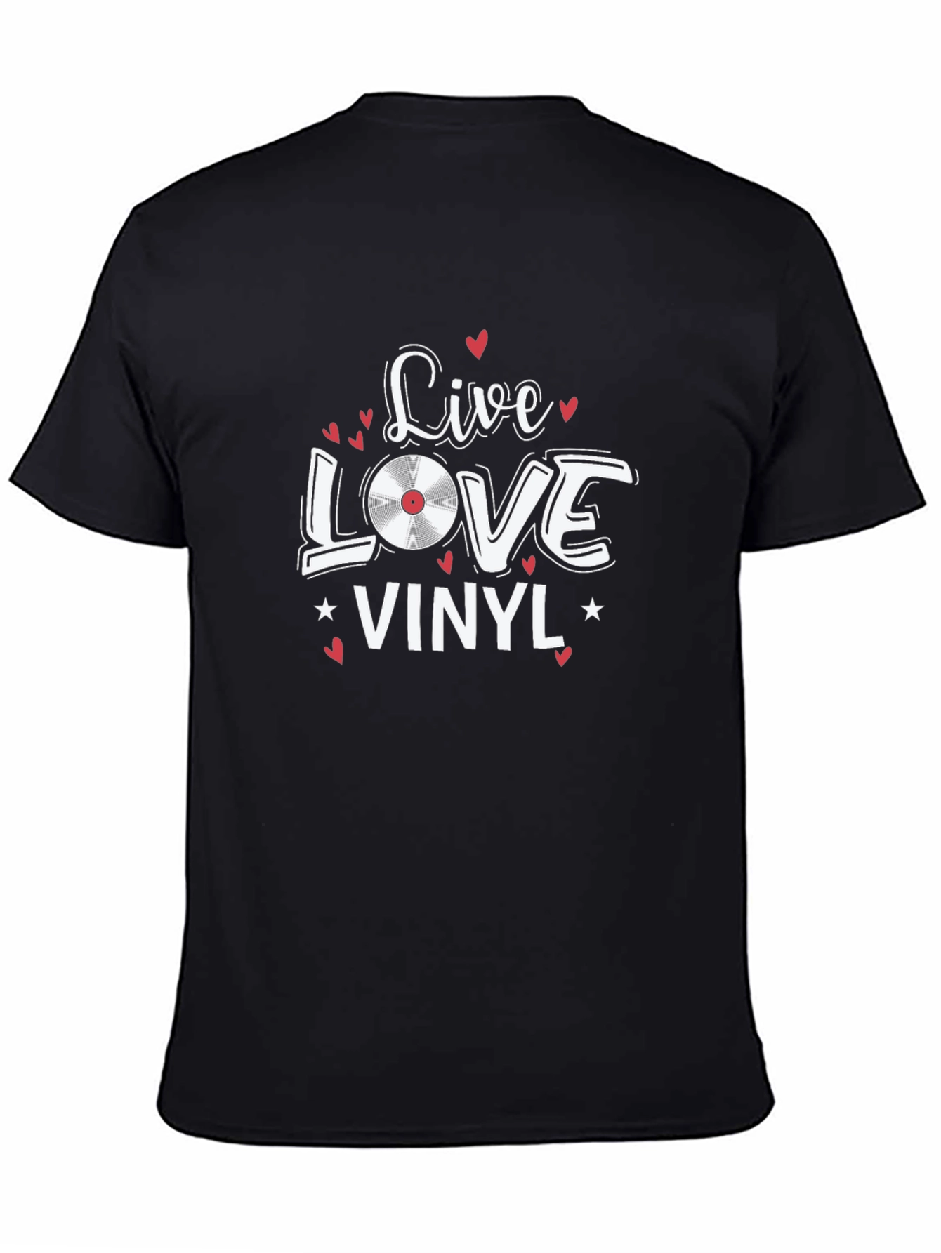Live Love Vinyl Black T-Shirt