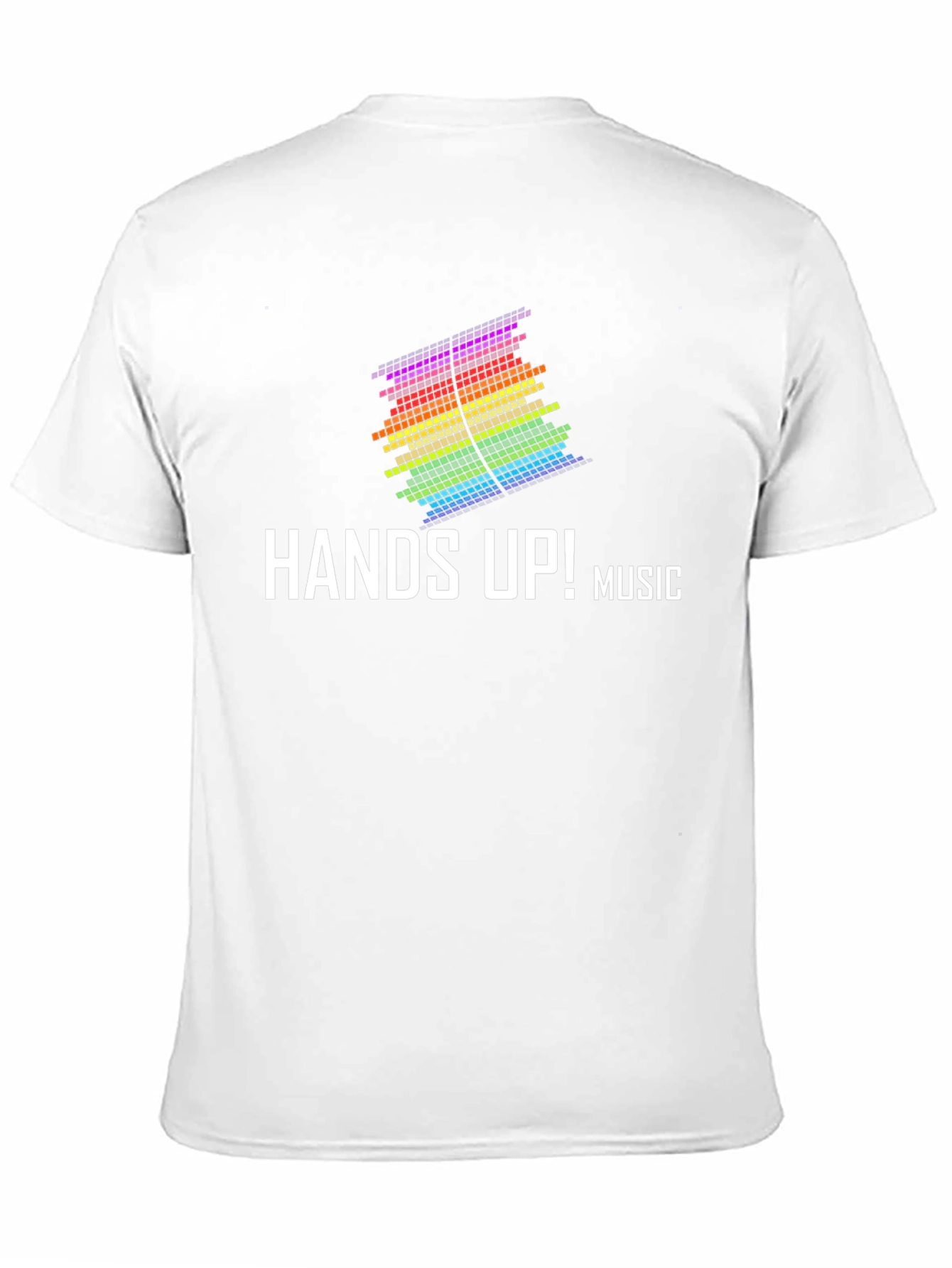 Hands Up! Music Rainbow Graphic Tee