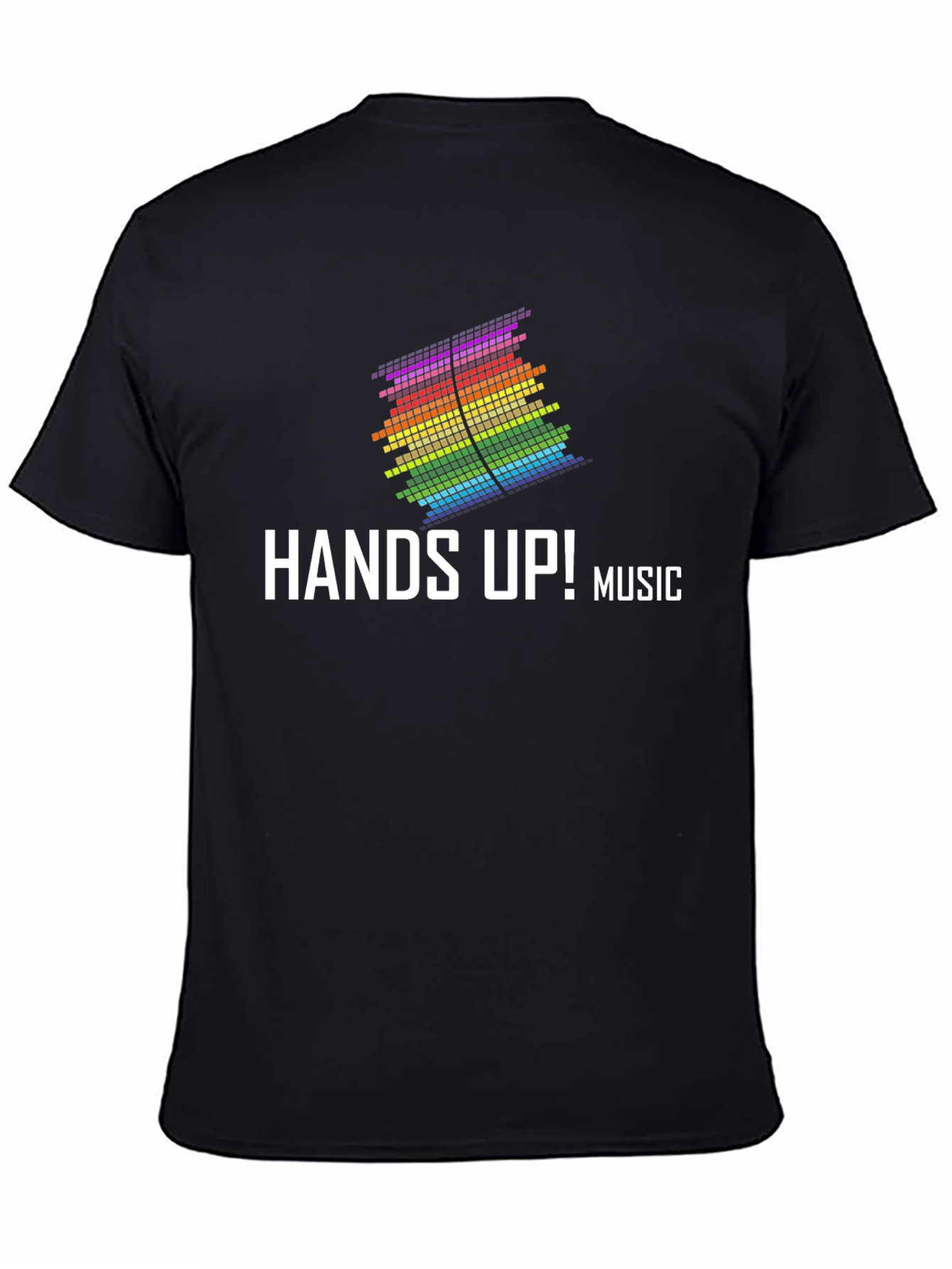 Hands Up! Music Rainbow Graphic Tee