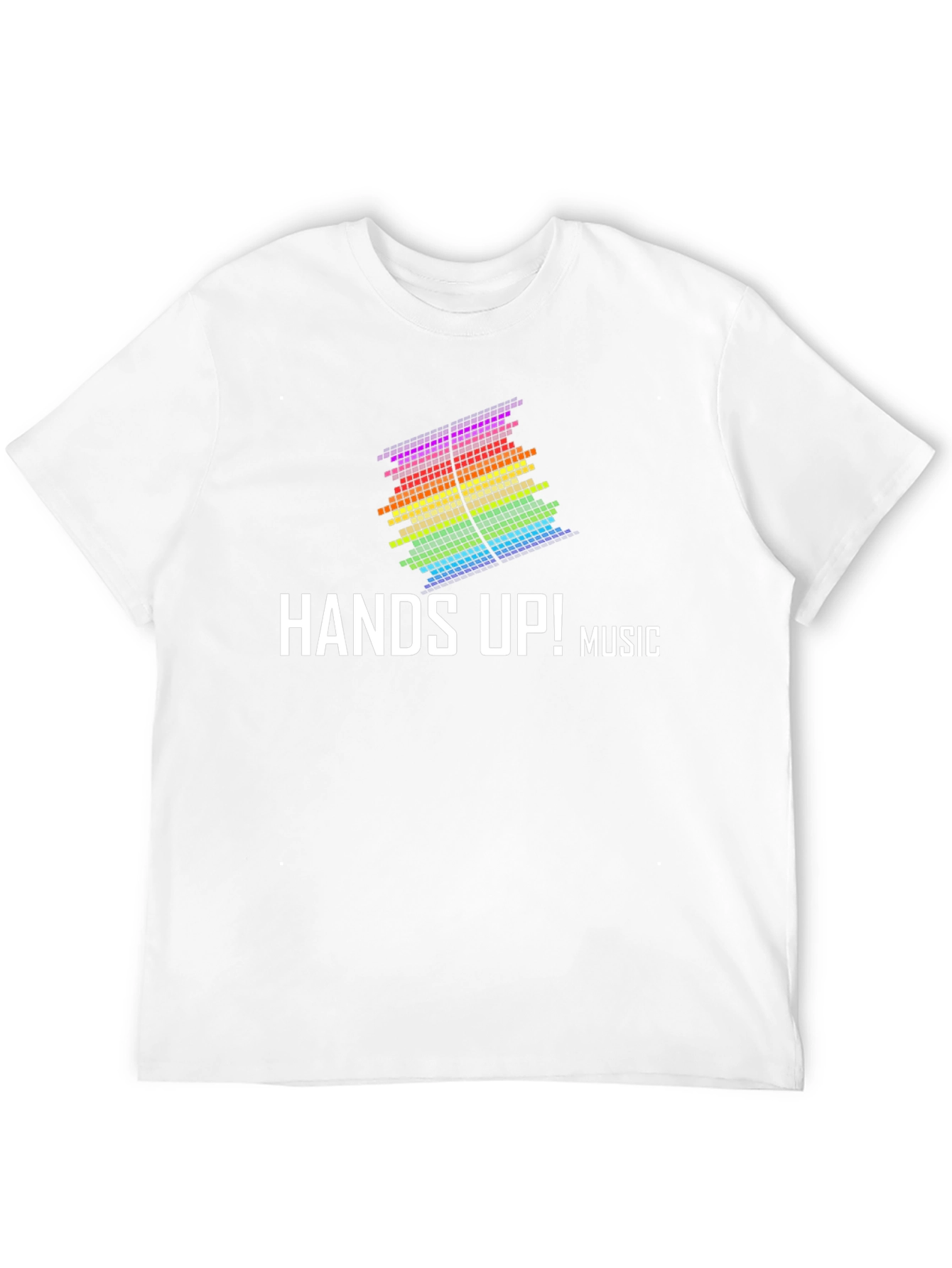 Hands Up! Music Rainbow Graphic Tee