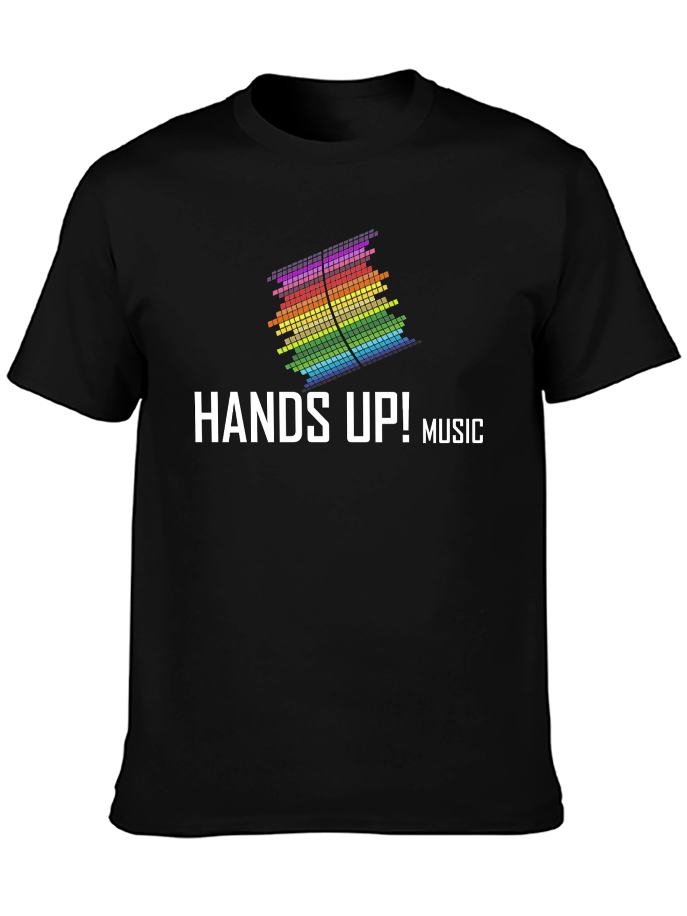 Hands Up! Music Rainbow Graphic Tee
