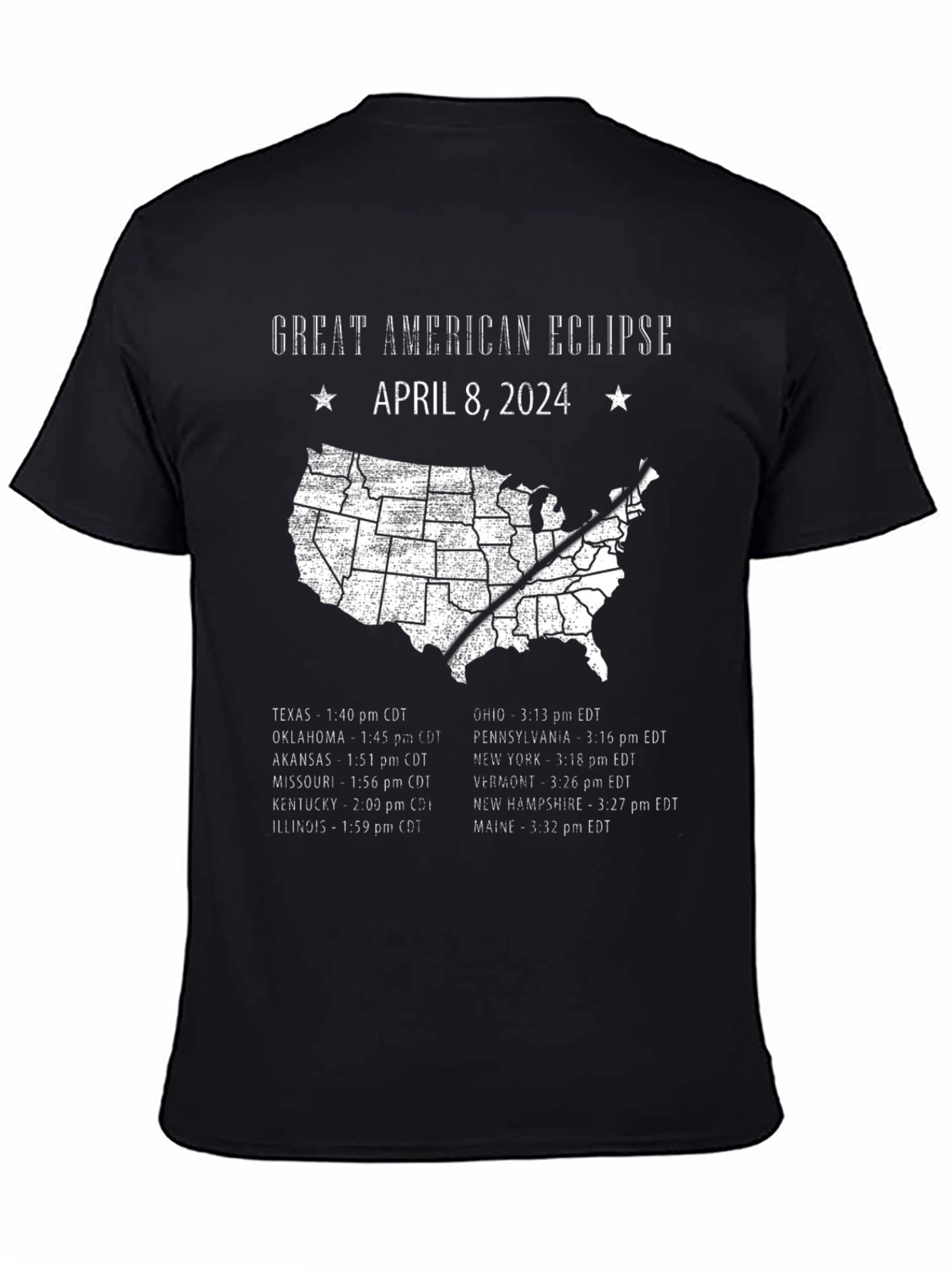 Great American Eclipse April 8 2024 T-Shirt