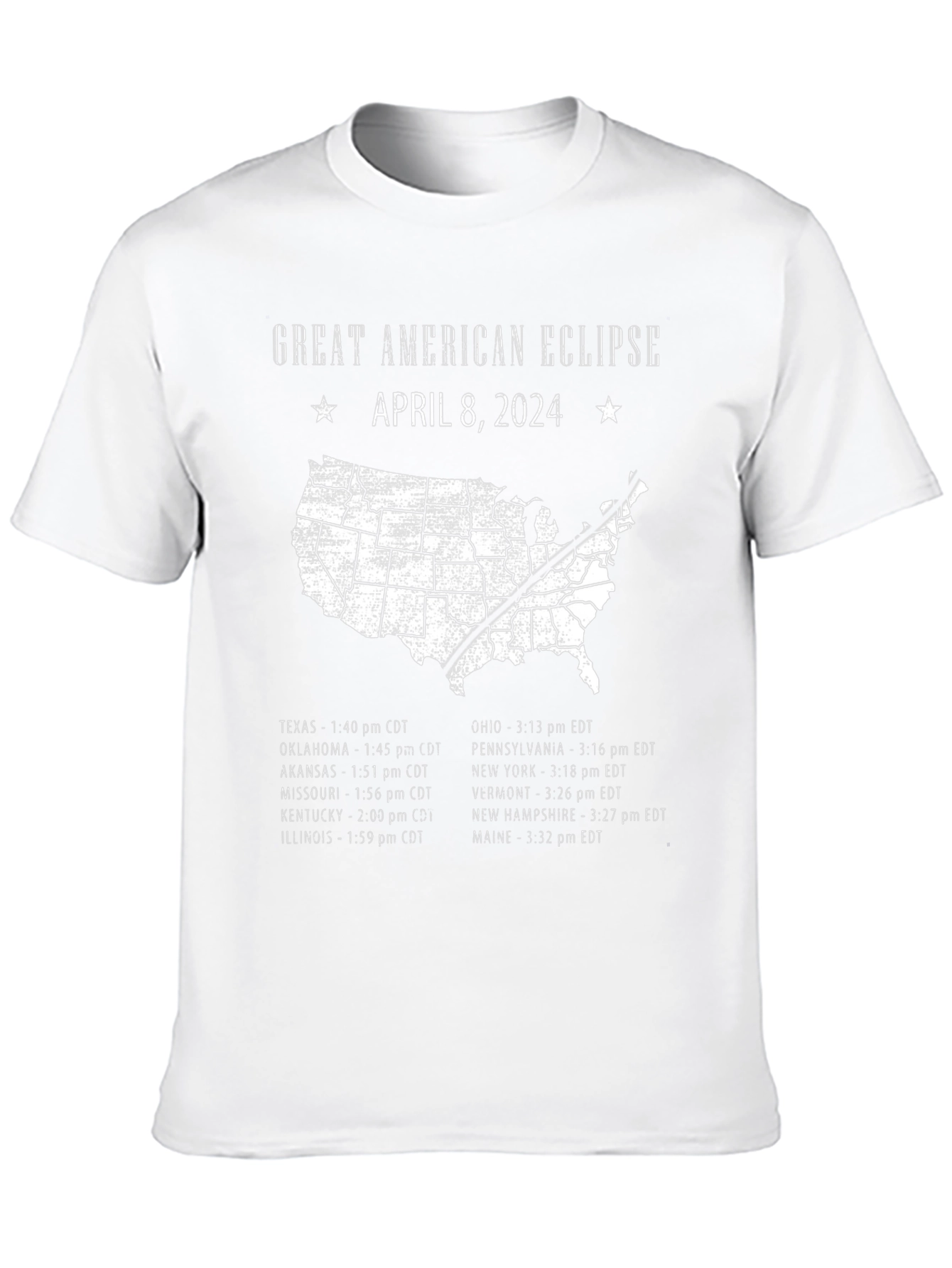 Great American Eclipse April 8 2024 T-Shirt