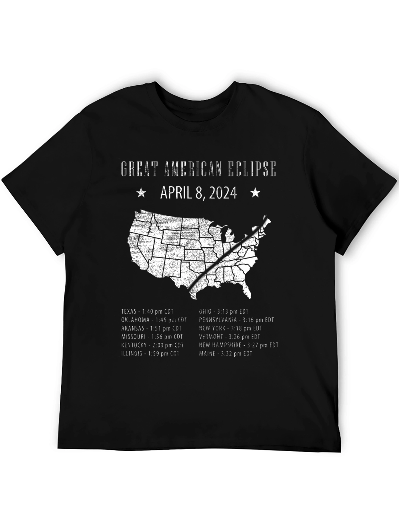 Great American Eclipse April 8 2024 T-Shirt